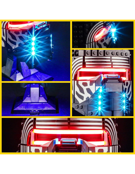 Kit de Luz BOOZUU para Casco de Kylo Ren LEGO 75415