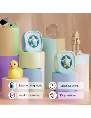 Temporizador Visual Acomingwin 60 Minutos Verde para Niños