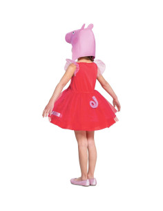 Disfraz Tutu Peppa Pig Niñas S (2T) con Diadema 2