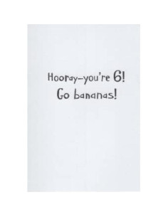 Tarjeta de Cumpleaños Minions Heartline 6to Feliz Amarillo 2