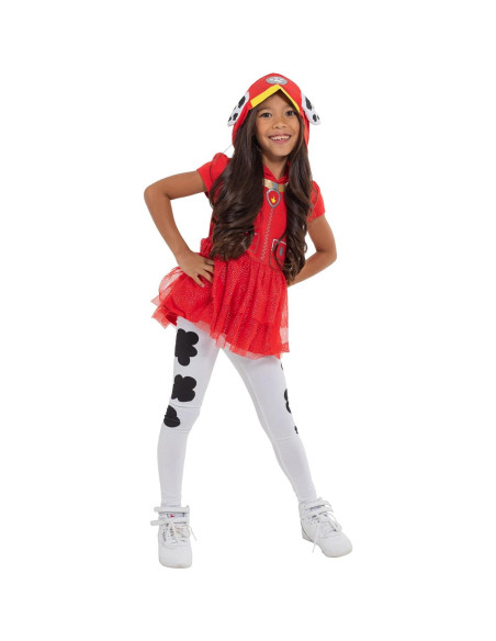 Conjunto Vestido y Leggings Paw Patrol Niñas 3T Rojo/Blanco
