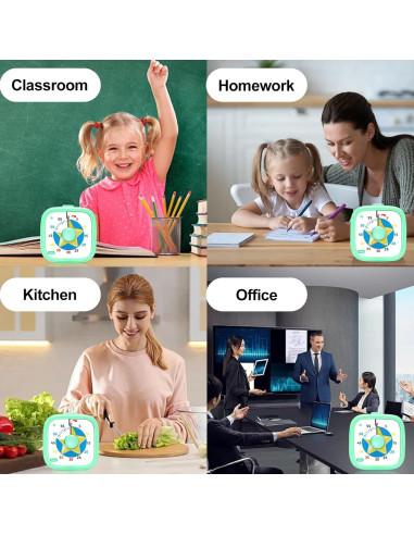 Temporizador Visual Acomingwin 60 Minutos Verde para Niños