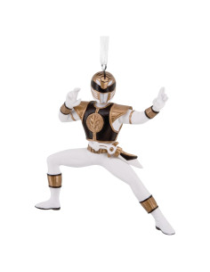 Adorno Navideño Hallmark Ranger Blanco Power Rangers 7.62 cm