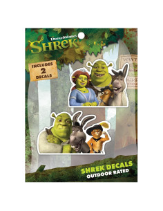 Calcomanías de Vinilo Shrek - Juego de 2 Resistentes al Agua