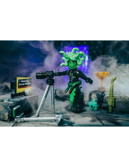 Figura de Acción Influencer Medusa Social Roblox con Accesorios