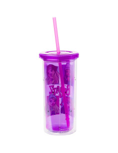 Taza Fría Alta Silver Buffalo Bratz Grid 591 ml con Cloe y amigas 2