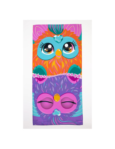 Toalla de Playa Furby 76x152 cm Suave y Colorida