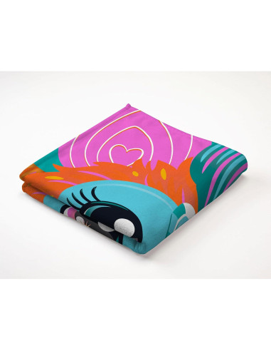 Toalla de Playa Furby 76x152 cm Suave y Colorida