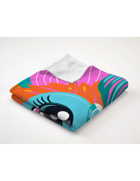 Toalla de Playa Furby 76x152 cm Suave y Colorida