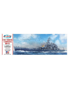 Kit de Modelo Acorazado Atlantis USS North Carolina 1/500