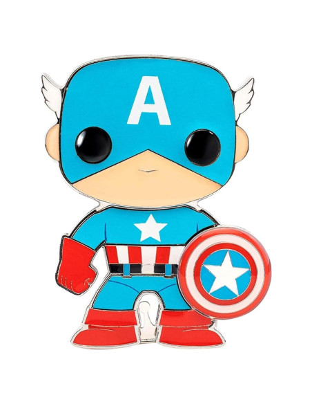 Pin Pop! Marvel Capitán América Funko 9.53 cm