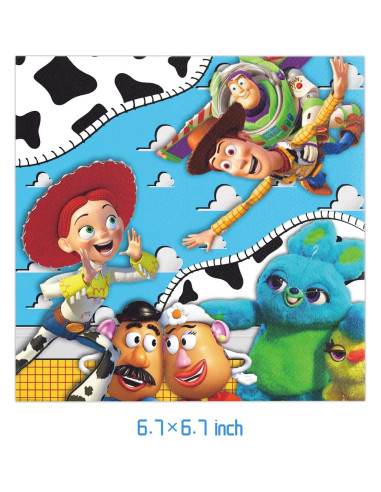 Kit de Fiesta Toy Story 41 Piezas - Platos, Servilletas y Mantel