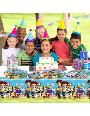 Kit de Fiesta Toy Story 41 Piezas - Platos, Servilletas y Mantel