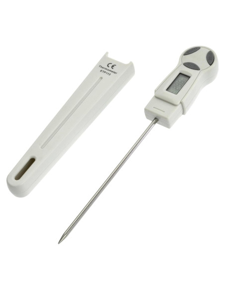 Termómetro Digital de Cocina Allsun ETP113 con Sonda de Acero Inoxidable