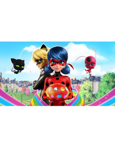 Topper de Pastel Miraculous Ladybug - Ladybug y Cat Noir 28cm 2