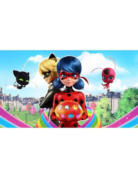 Topper de Pastel Miraculous Ladybug - Ladybug y Cat Noir 28cm