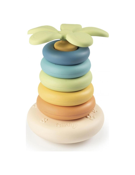 Anillos de Pirámide Verde Smoby - Juguete para 3 años+