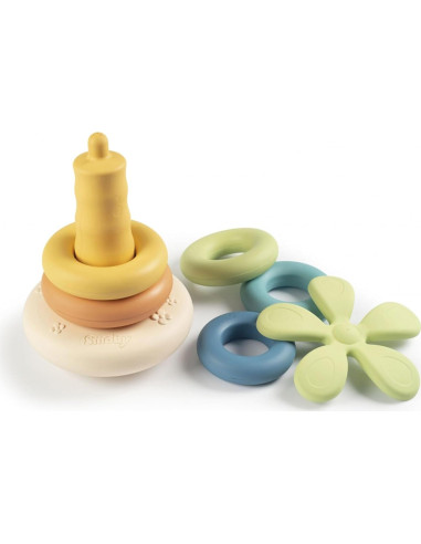 Anillos de Pirámide Verde Smoby - Juguete para 3 años+