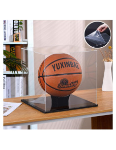 Caja de Exhibición Acrílica SANOSY para Balones de Baloncesto 30cm