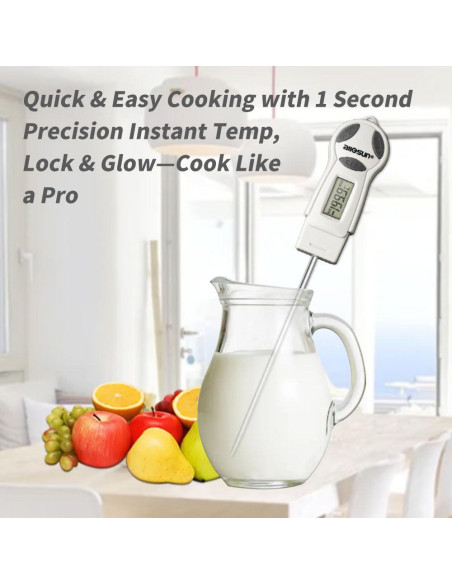 Termómetro Digital de Cocina Allsun ETP113 con Sonda de Acero Inoxidable