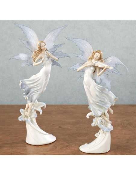 Conjunto de Figuras de Hadas Azul Celestial - Toque de Clase