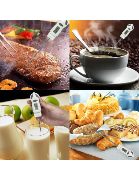 Termómetro Digital de Cocina Allsun ETP113 con Sonda de Acero Inoxidable