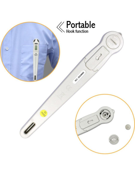 Termómetro Digital de Cocina Allsun ETP113 con Sonda de Acero Inoxidable