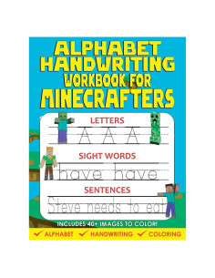 Alphabet Handwriting Workbook For Minecrafters