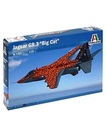 Modelo Avión Italeri Jaguar Gr.3 Gran Gato 1:72 Plástico