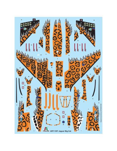 Modelo Avión Italeri Jaguar Gr.3 Gran Gato 1:72 Plástico