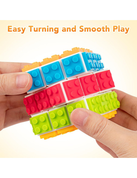 Cubo Rápido D-FantiX QY Toys Guerrero 3x3 con Bloques