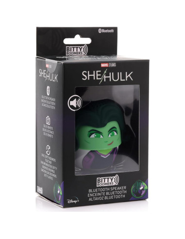 Altavoz Bluetooth Portátil Bitty Boomers She-Hulk 5cm
