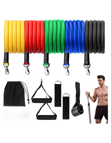 Juego de Bandas de Resistencia WOBEVB - 5 Niveles Ajustables