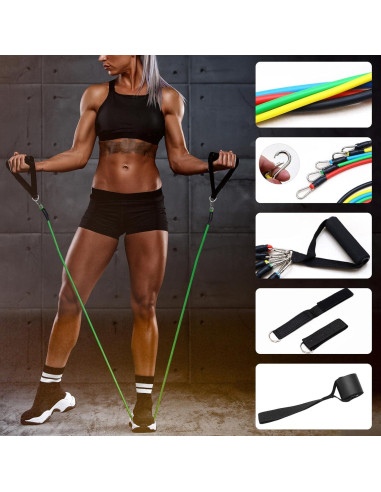 Juego de Bandas de Resistencia WOBEVB - 5 Niveles Ajustables