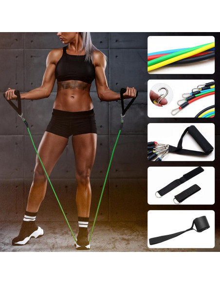 Juego de Bandas de Resistencia WOBEVB - 5 Niveles Ajustables