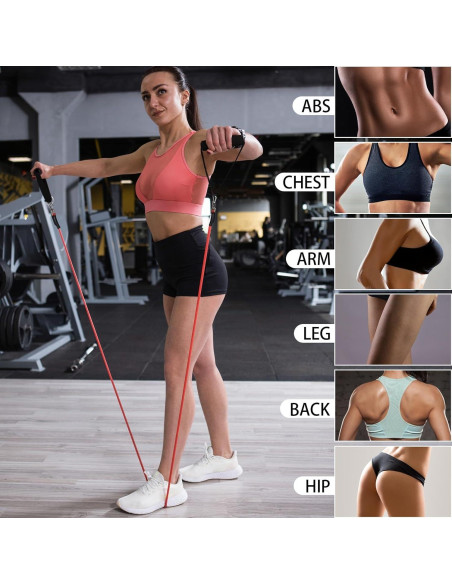 Juego de Bandas de Resistencia WOBEVB - 5 Niveles Ajustables