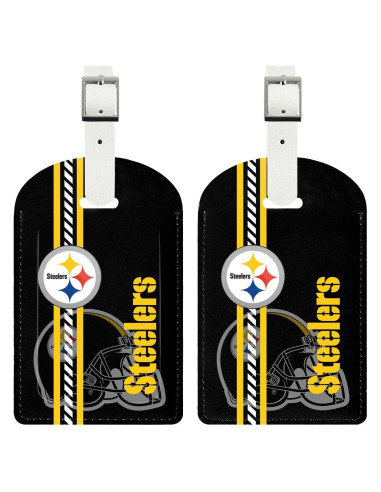 2 Etiquetas de Equipaje de Cuero Sintético AYYQHC Fútbol