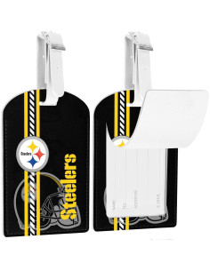 2 Etiquetas de Equipaje de Cuero Sintético AYYQHC Fútbol 2