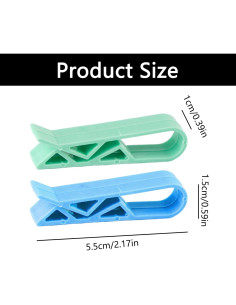 Juego de 20 Clips de Plástico Antideslizantes Siktorrwd 2