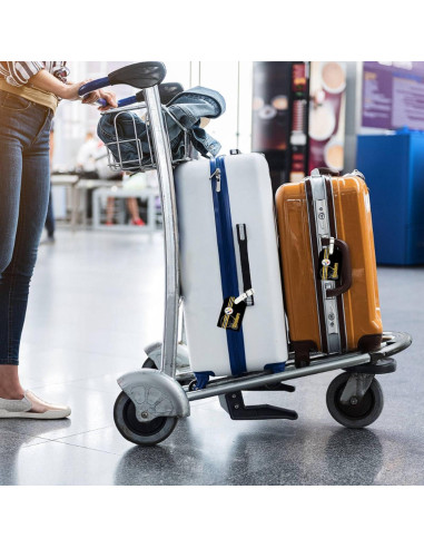 2 Etiquetas de Equipaje de Cuero Sintético AYYQHC Fútbol