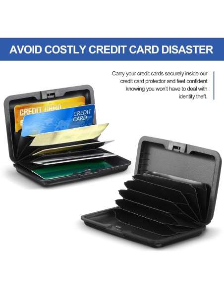 Soporte de Tarjeta de Crédito BBTO 2 Piezas con Bloqueo RFID