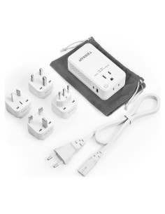 Convertidor de Voltaje TESSAN 220V a 110V 200W con USB