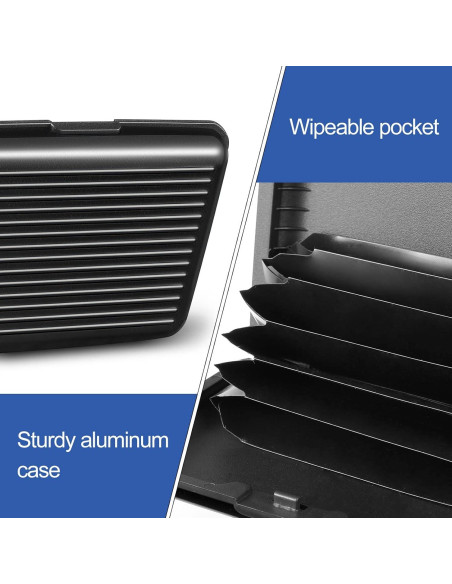 Soporte de Tarjeta de Crédito BBTO 2 Piezas con Bloqueo RFID