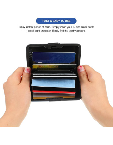 Soporte de Tarjeta de Crédito BBTO 2 Piezas con Bloqueo RFID