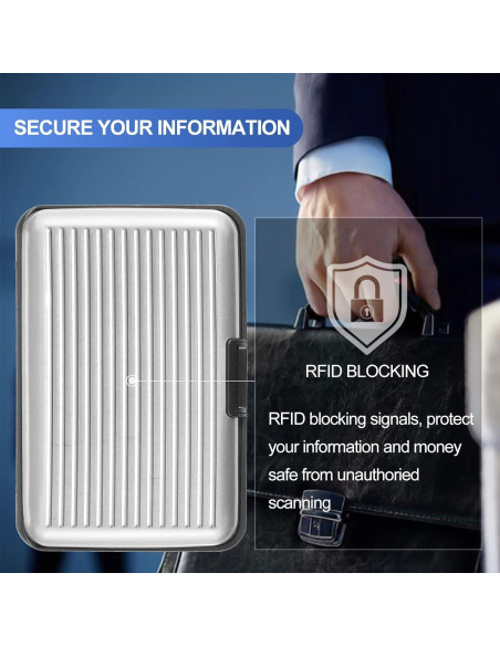 Soporte de Tarjeta de Crédito BBTO 2 Piezas con Bloqueo RFID