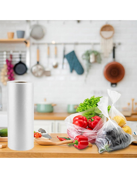 Bolsas de Plástico Muotich 30x40cm 350 Pcs para Alimentos