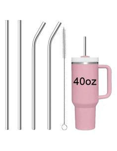 Popotes Reutilizables Acero Inoxidable MCYXX para Vaso 40oz
