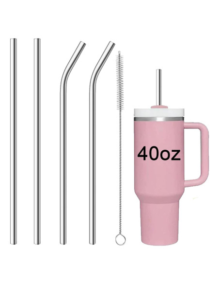 Popotes Reutilizables Acero Inoxidable MCYXX para Vaso 40oz