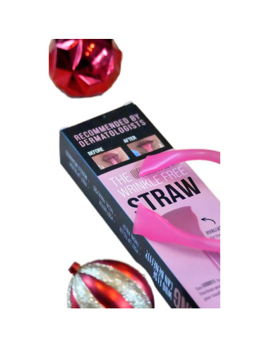 Popote Reutilizable Sipface 30 cm Rosa Translúcido - 2 Pcs