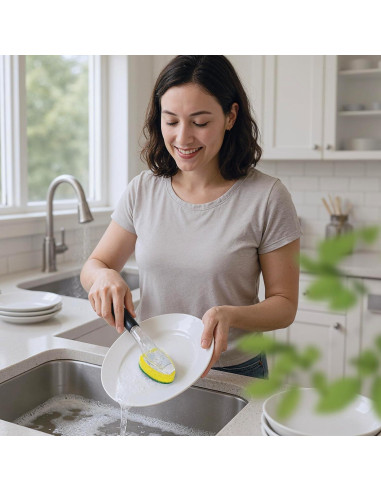 Recargas de Esponja Semiale para Varita de Lavado 3 Piezas